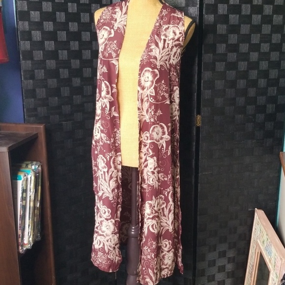 LuLaRoe Jackets & Blazers - Lularoe long Joy Duster Vest
